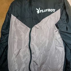 Women's Small PLAYBOY Zip Up Jacket 