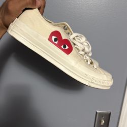 CDG Converse Low Top Sz 8.5 Worn