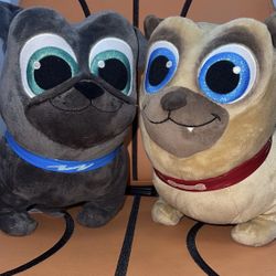 Bingo and Rolly Plushies