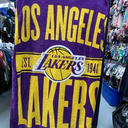 Lakers Throw Plushy Blanket