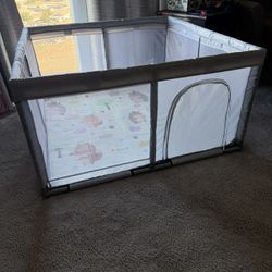 Baby Playpen With Mat
