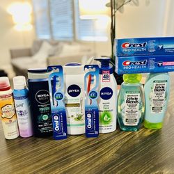 Personal & Oral Care Bundle $40 (Rainbow & Cactus)