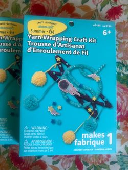 Space-Themed Yarn Wrapping Craft Kits (Set of 5)