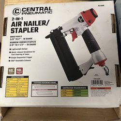 Central Pneumatic 18GA Air Nailer And Stapler 