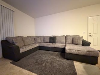 Ashley Furniture Large Sectional Sofa w/ Chaise – $2,500 New