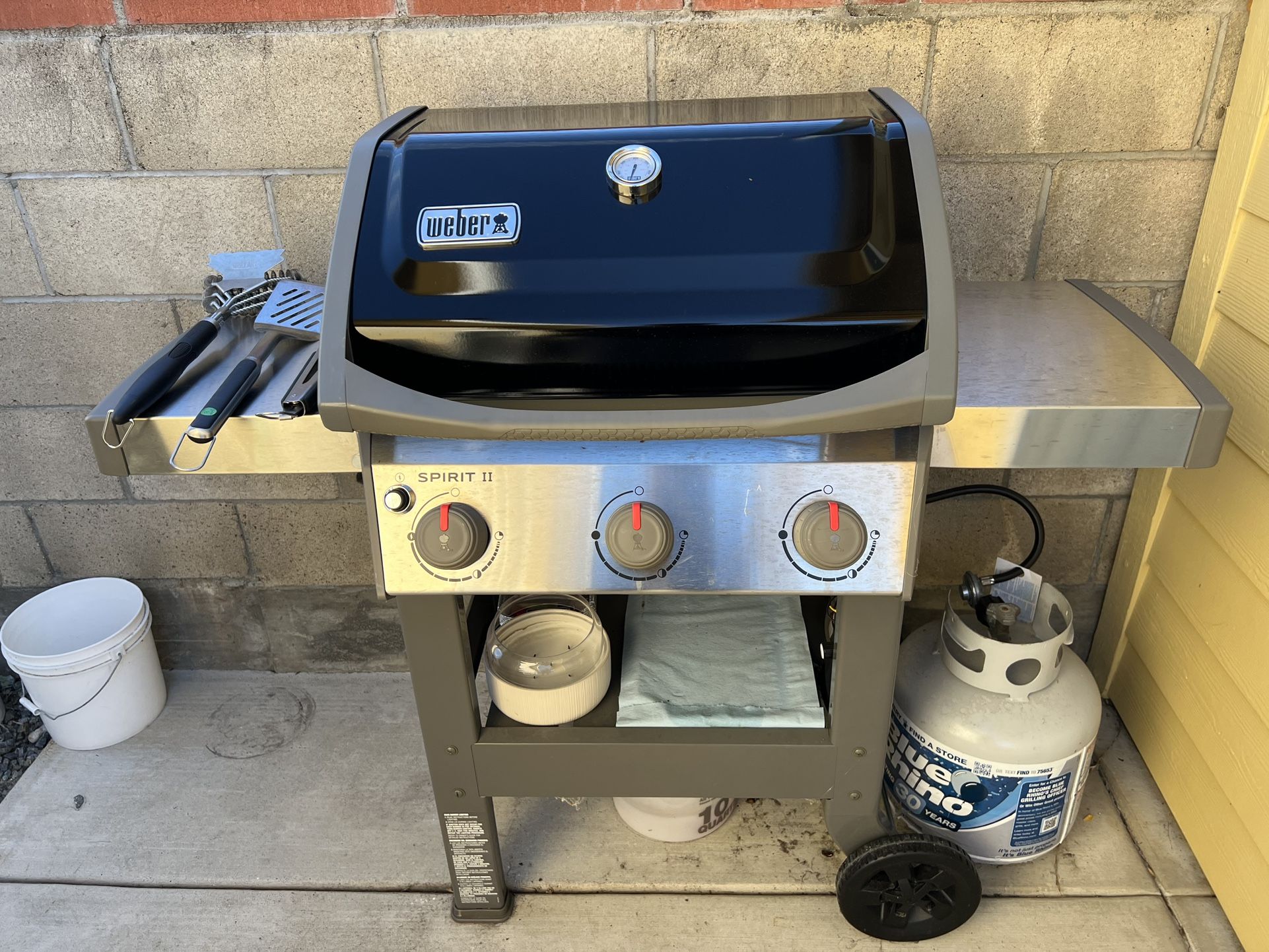 Grill, Patio Furniture, Umbrella, Hammock, Table, Chair