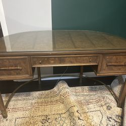 Midcentury Curved Desk 