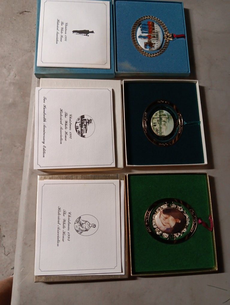 1992, 93,94 White House ORNAMENTs