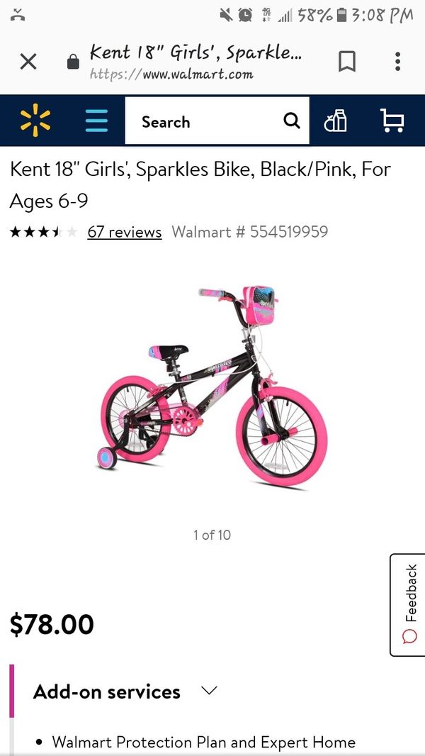 kent 18 sparkles bike Enjoy free shipping