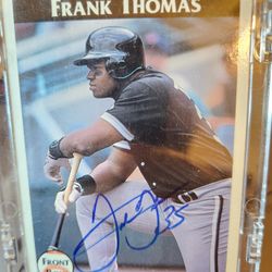 Frank Thomas Autographed Front Row 
