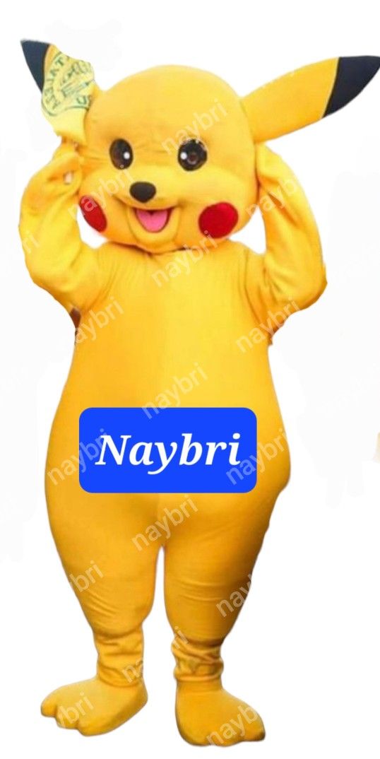 Pikachu costume mascot for sale