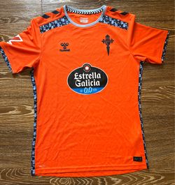 Hummel Soccer Jersey Estrella Galicia Celta De Vigo 2024-2025 Men’s Small