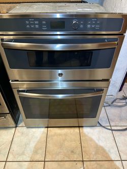 Ge: electric wall oven microwave combination 30” inches