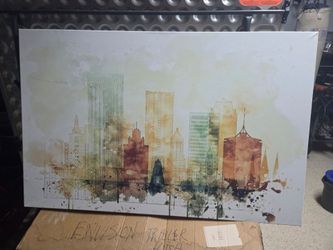Tulsa canvas painting