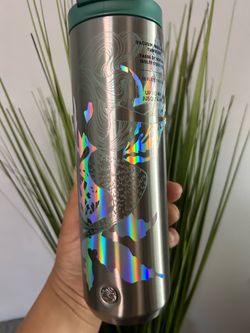 Starbucks Spring 2022 iridescent stainless steel tumbler