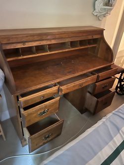 Roll Top Desk, $400