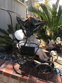 Vintage doll buggy