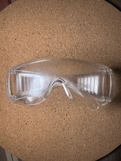 Used Large Coverage Fit Over Eyeglasses Safety Goggle Glasses ANSI Z87.1+