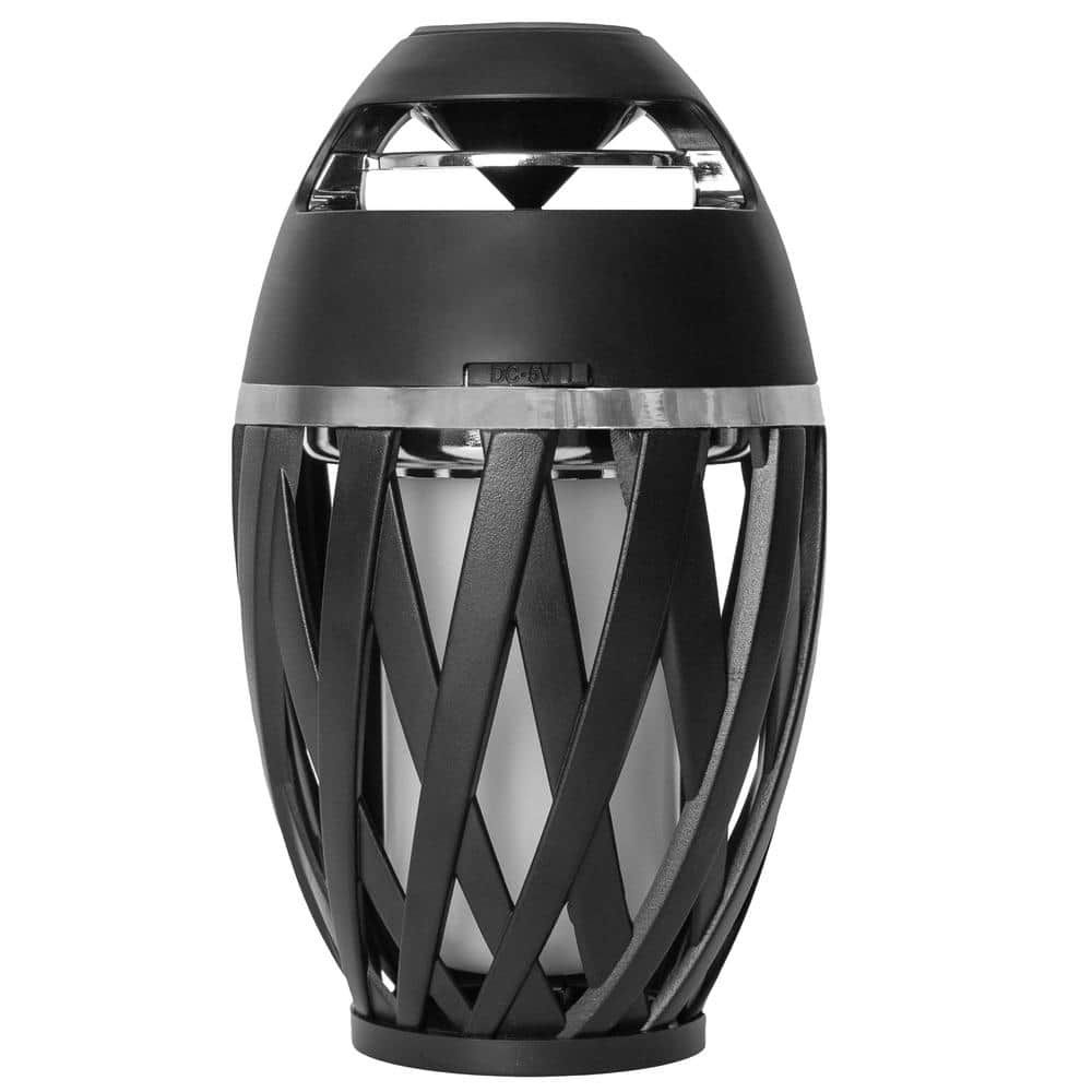 Tiki Tunes Portable Bluetooth 5.0 Indoor/Outdoor Wireless Speaker LED Torch