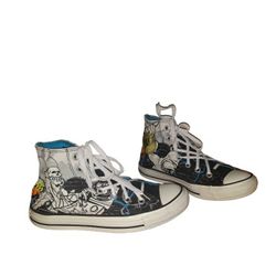 Converse Chuck Taylor All Star High Tops With Skeletal Design Mens Size 6 Womens Size 8