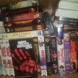 VHS Tapes (With Original Boxes)