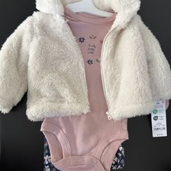 Carter's 3 Piece Baby Girl Clothes