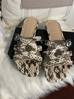 Womanās Coach Sandals