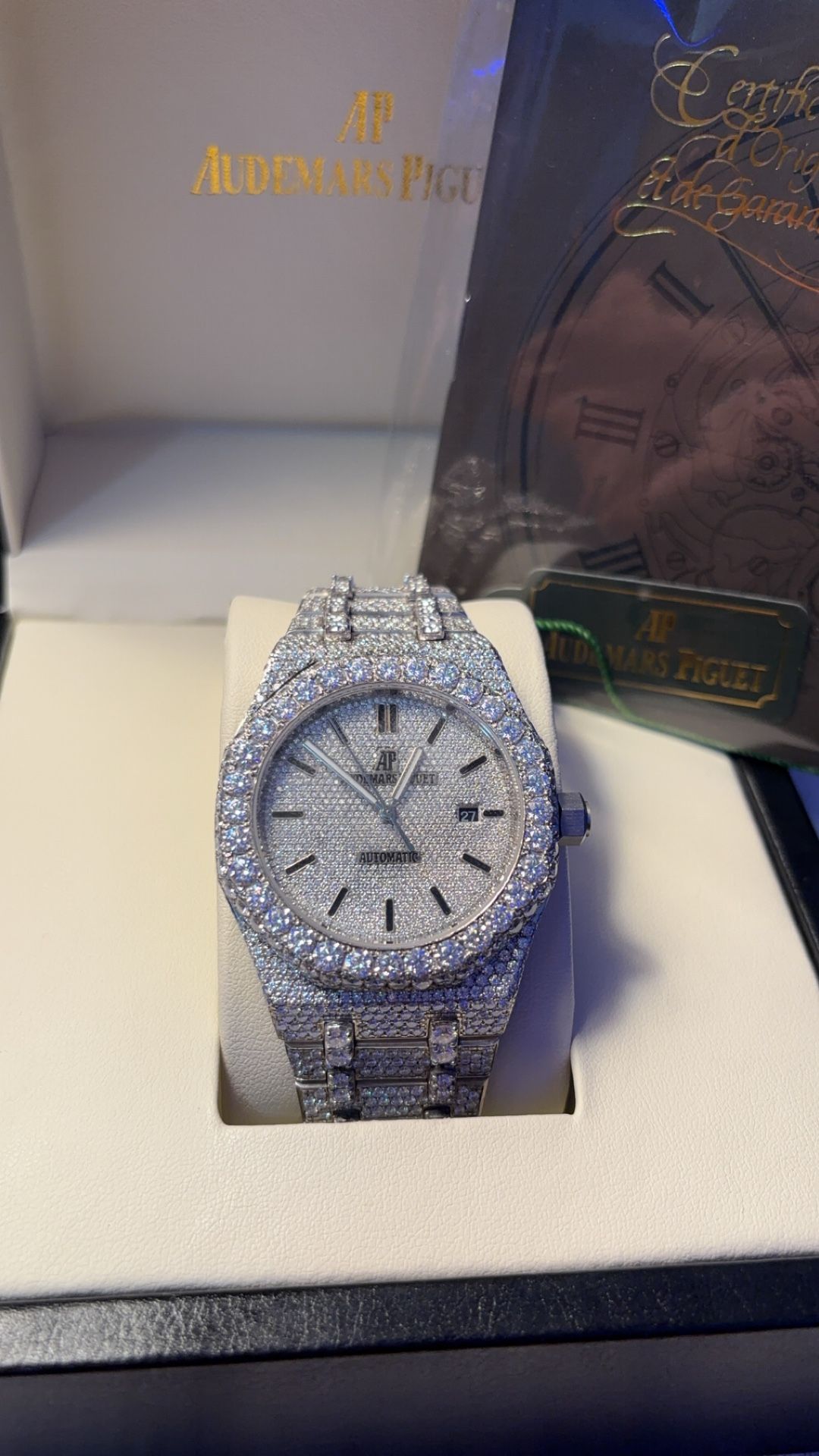 VVS Bustdown AP Royal Oak Lab Diamonds