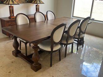 Restoration Hardware Dining Table and Chairs