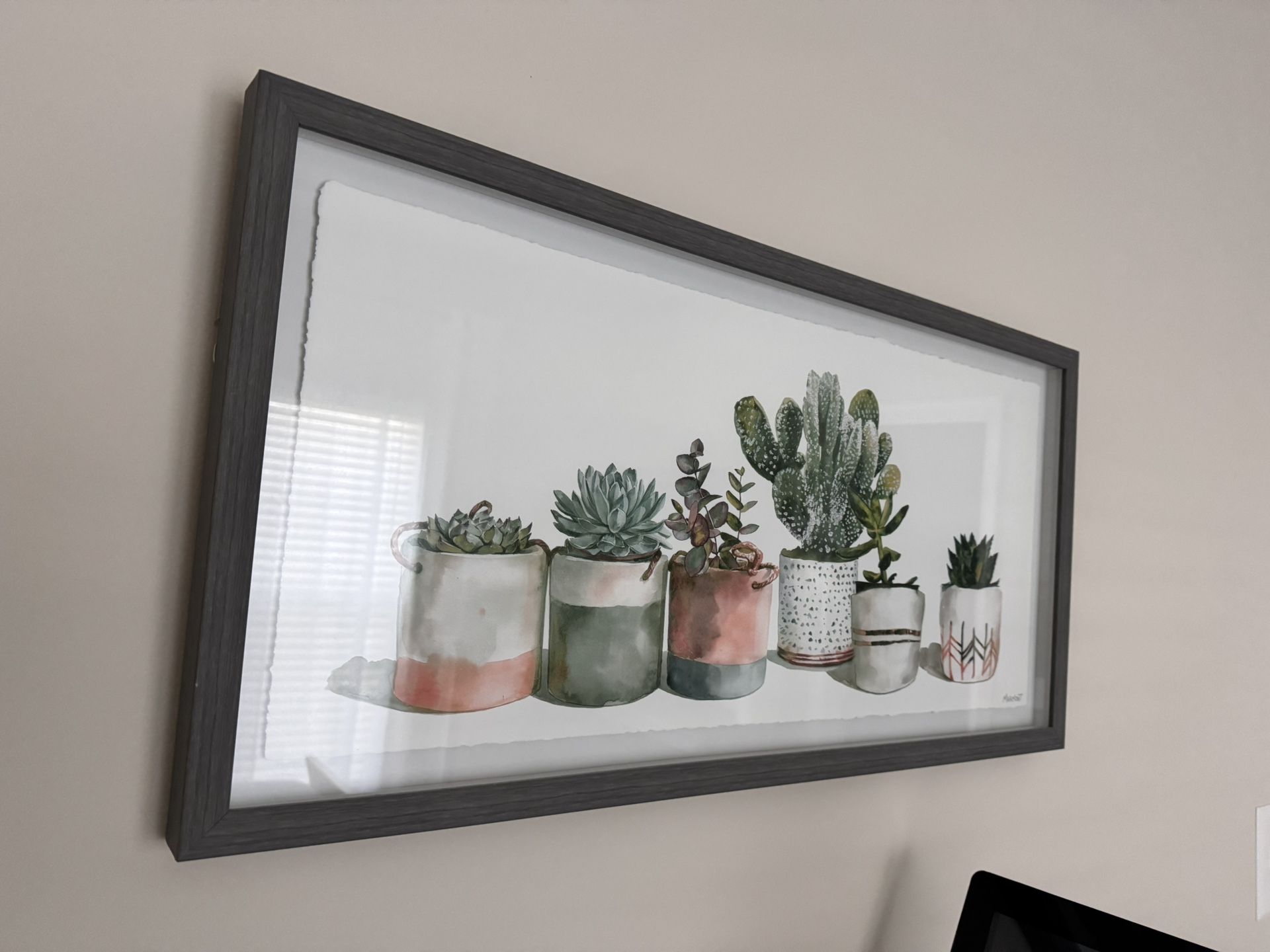 Framed Succulent Art Print