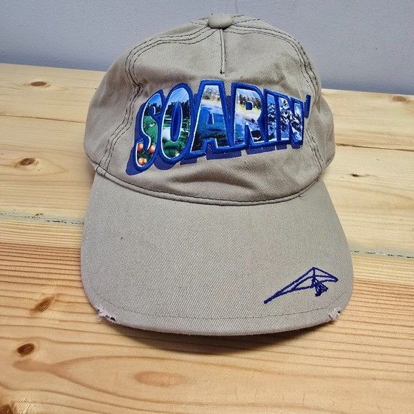 Epcot Soarin Ride Walt Disney World Hat Brown Adjustable Baseball Cap