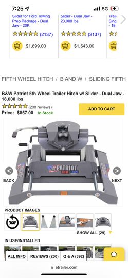 Fifth Wheel Trailer Hitch 