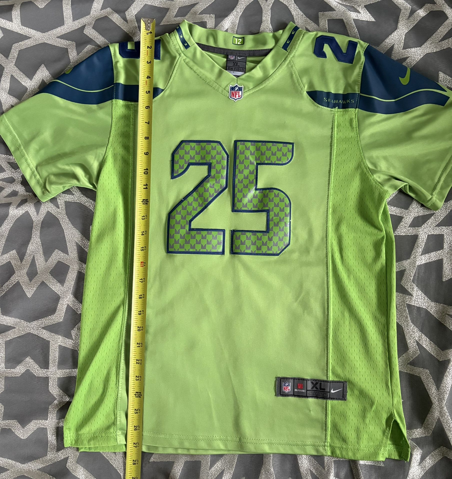 Vintage STITCHED Richard Sherman Seattle Seahawks Jersey by Nike - Youth XL