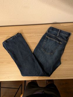 Old Navy Men's Dark Blue Jeans 36x32 - Straight - Built-In Tough