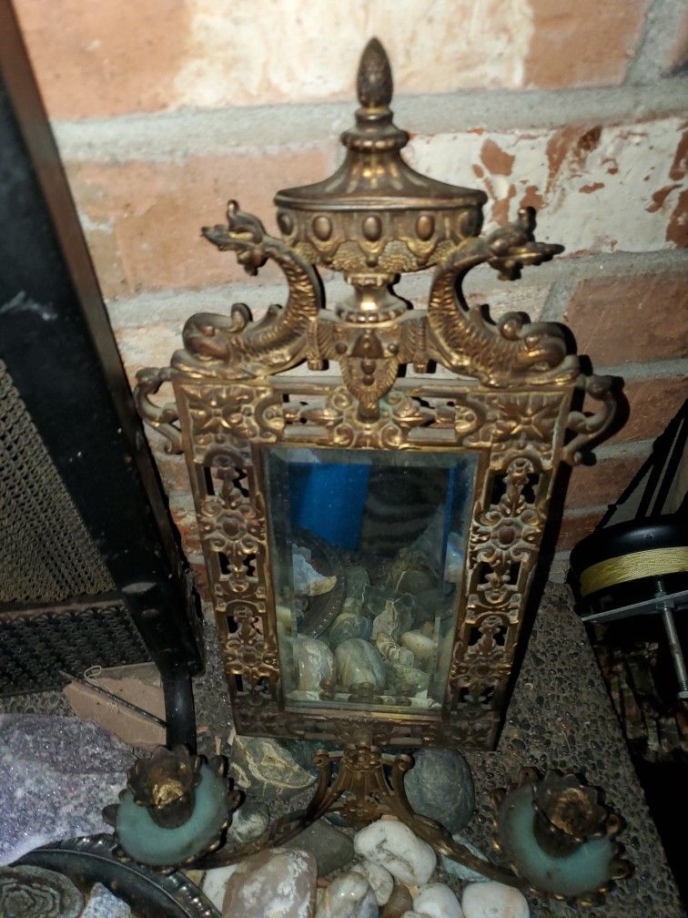 Antique Small Mirror