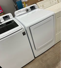 Large capacity washer and dryer