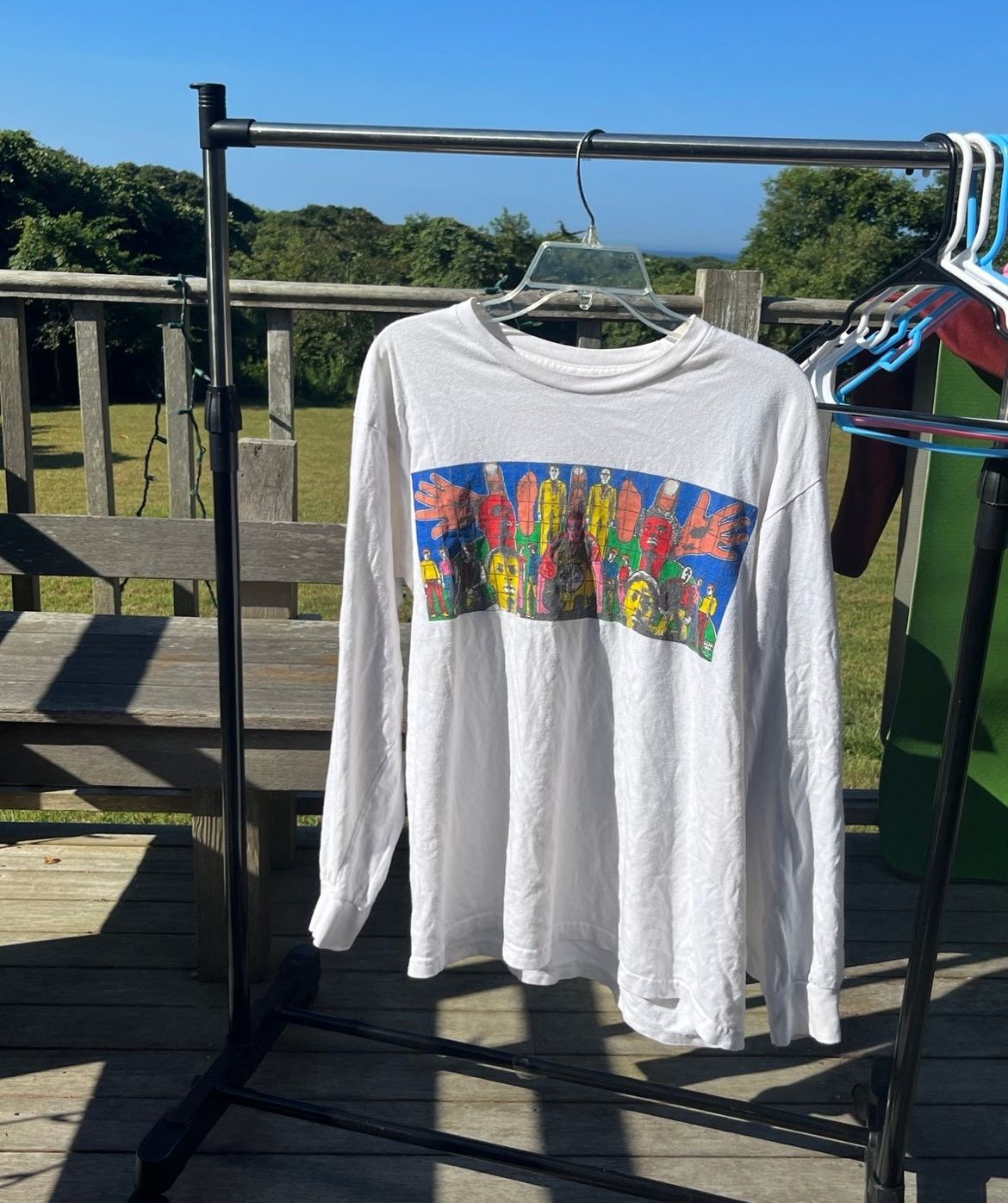 Supreme Gilbert and George SS19 LIFE AFTER DEATH White Long Sleeve