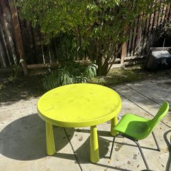 Kids Table And Chair 