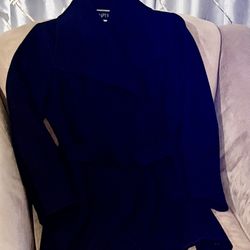 Black 3/4 Wool Jacket 