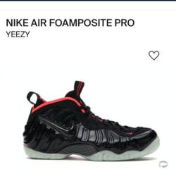 NIKE AIR FOAMPOSITE PRO
YEEZY Used  Size 10.5