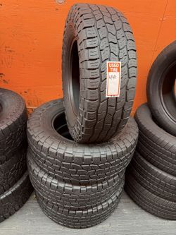 275/70R18 Cooper Discover A/T Full Set of 4 Used Tires