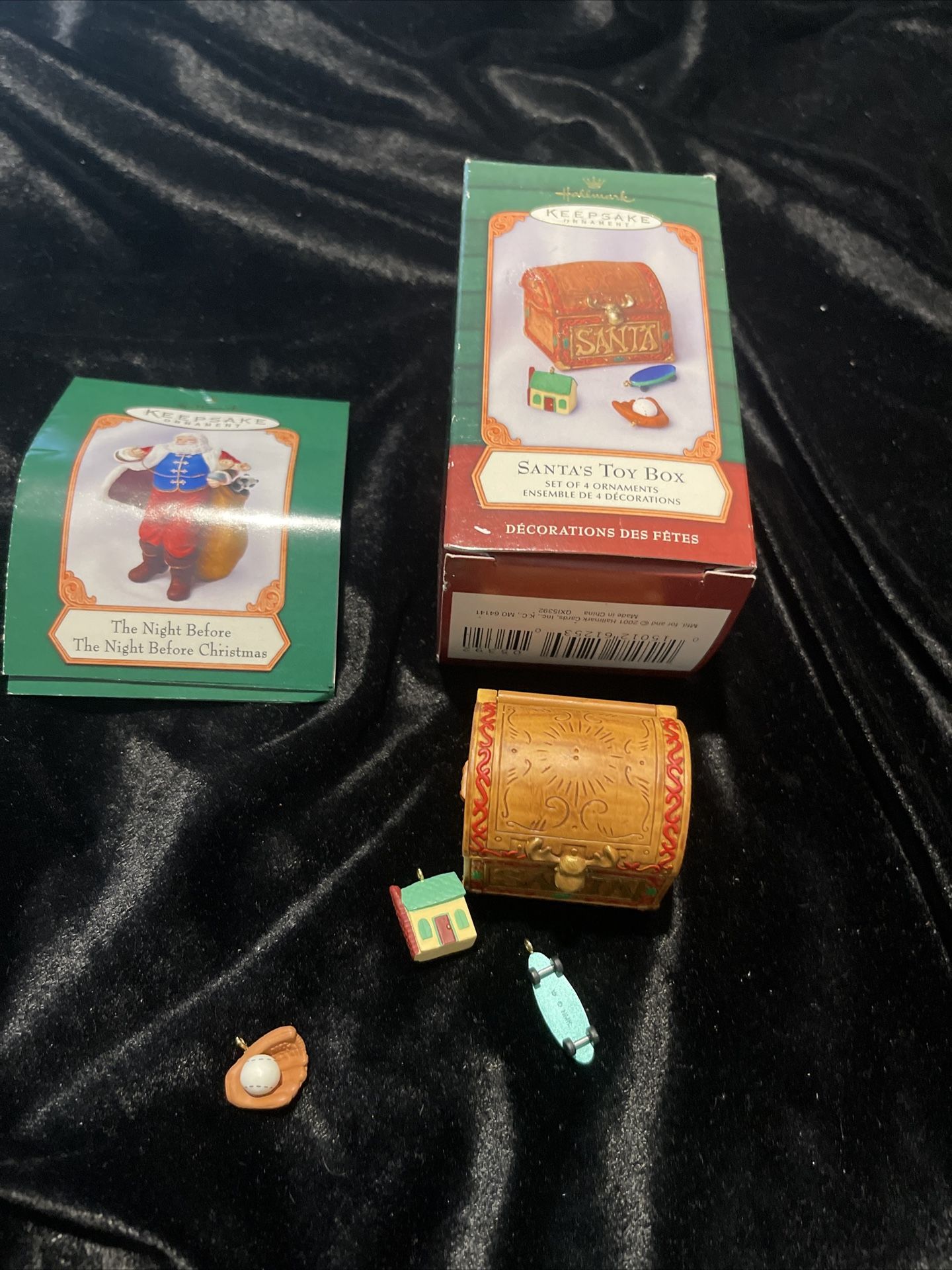Hallmark 2001 Santa’s Toy Box In Original Box