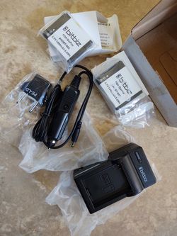 GoPro Hero/Hero2/Surf Bitbiz charger & batteries