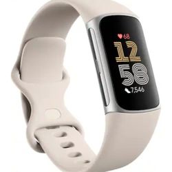 Fitbit Charge 6 Porcelain Fitness Smartwatch 