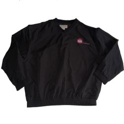 Colorado Timberline Black Pullover Zippered Sleeve Auto Auction Shirt Jacket XL