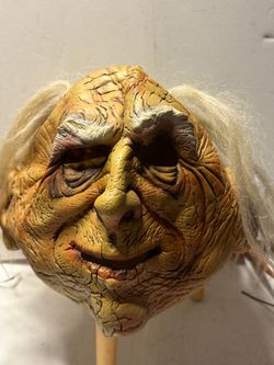 Old Hag Witch Halloween Latex Mask