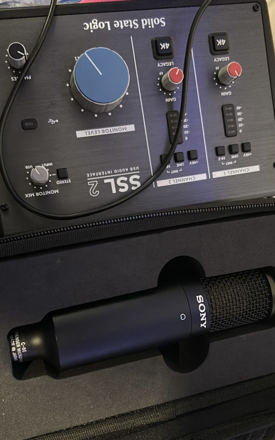 Sony c80 Recording Microphone With SSL Interface