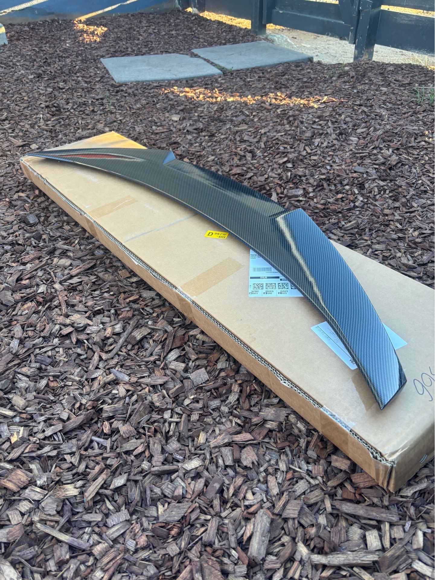 Carbon fiber wing for bmw e90