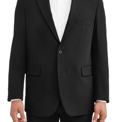 Men's Black Suit Jacket and Pants