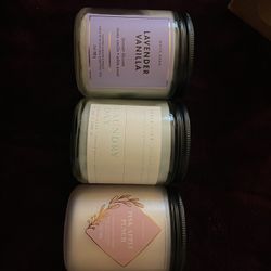 3 Bath & Body Works Candles